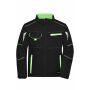 Workwear Softshell Padded Jacket - COLOR - - black/lime-green - 6XL