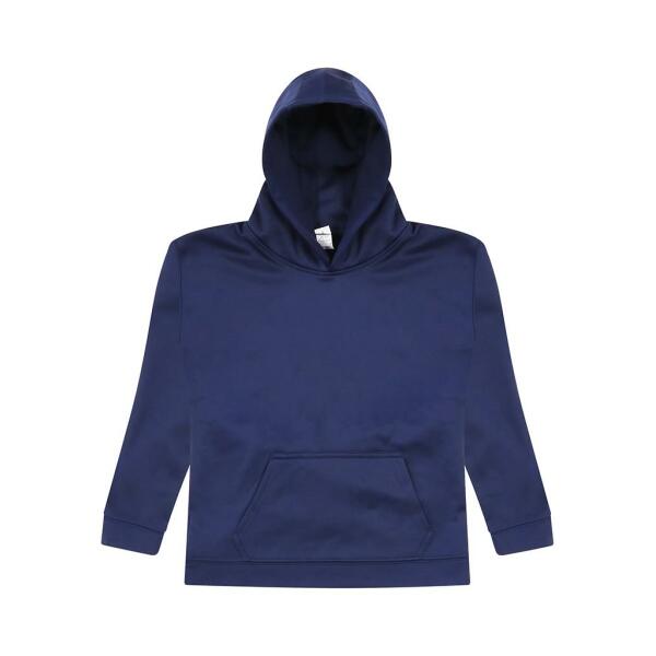 AWDis Kids Sports Polyester Hoodie, Oxford Navy, 9-11, Just Hoods