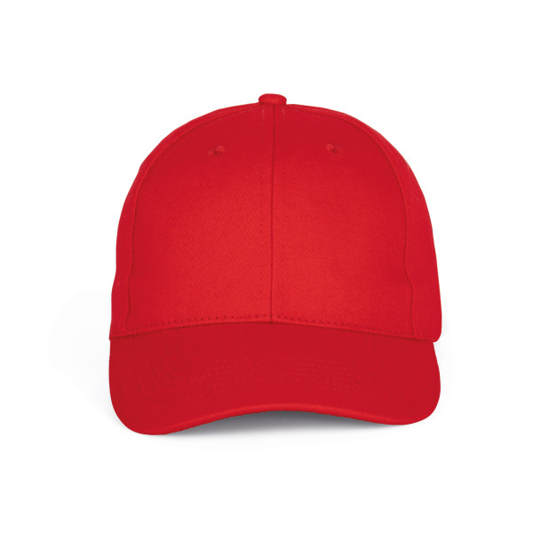 Baseball-Kappe – 6 Panels Red One Size