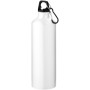 Oregon 770 ml aluminium water bottle with carabiner - White