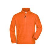 Half-Zip Fleece - orange - XL