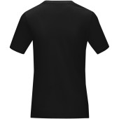 Azurite GOTS økologisk, kortærmet T-shirt til kvinder - Ensfarvet sort - XS
