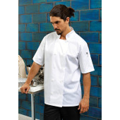 Short Sleeve Chefs Jacket Black 3XL