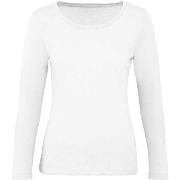 Ladies' organic Inspire long-sleeve T-shirt White S