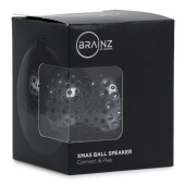 BRAINZ Kerstbal Speaker Zwart
