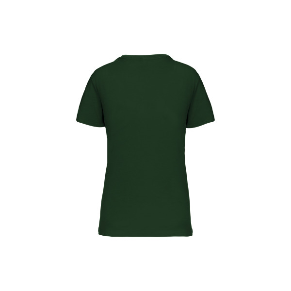 Dames-t-shirt BIO150 V-hals Forest Green 3XL