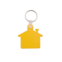 Plastic sleutelhanger Huis 819012