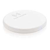Wireless 10W fast charging pad, white
