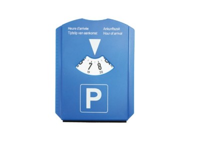 PS parkeerschijf met munten PS parkeerschijf met munten