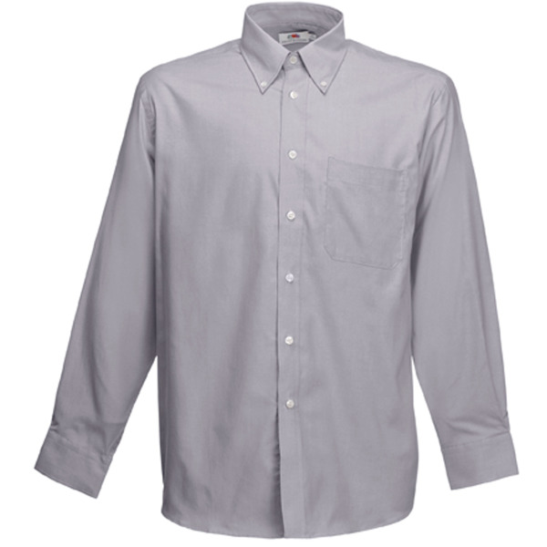 Long Sleeve Oxford Shirt (65-114-0) Oxford Grey 3XL