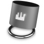 SCX.design S26 speaker 3W voorzien van ring met oplichtend logo - Gun metal/Wit