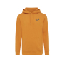 Iqoniq Jasper gerecycled katoen hoodie, sundial oranje (L)