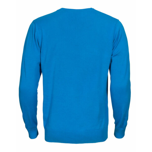 Printer Forehand knitted pullover Ocean blue 5XL