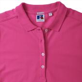 RUS Ladies Fitted Stretch Polo, Fuchsia, S