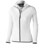 Brossard fleece dames jas met ritssluiting - Wit - XS