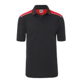 Men's Workwear Polo - COLOR - - carbon/red - S