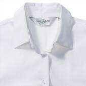 RUS Ladies ¾ sl. Fitted Stretch Shirt, White, XS