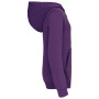 Kinder hooded sweater met gecontrasteerde capuchon Purple / Oxford Grey 12/14 jaar