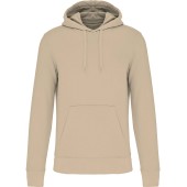Ecologische herensweater met capuchon Light Sand XL