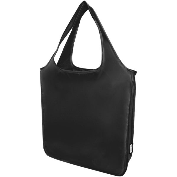 Ash RPET large tote bag 14L - Solid black