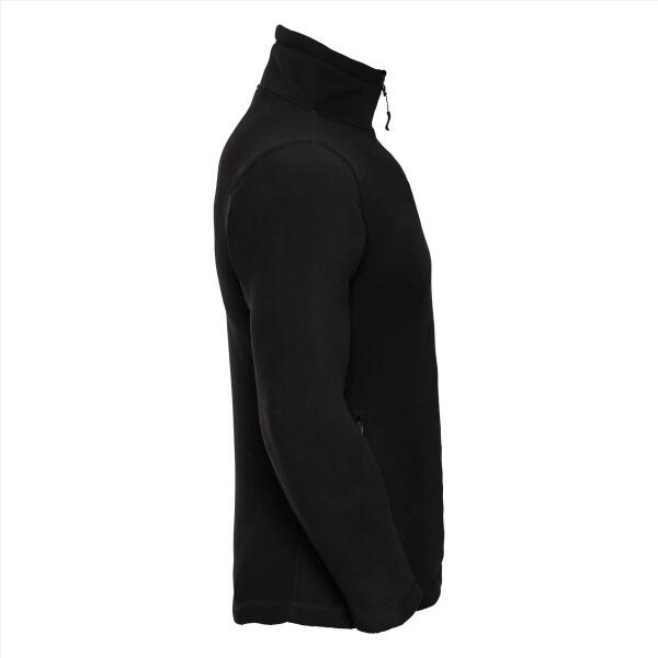 RUS Quarter Zip Outdoor Fleece, Black, XXL