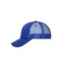 MB6550 5 Panel Retro Mesh Cap - royal/royal - one size