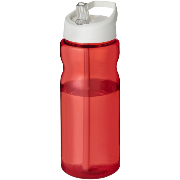 H2O Active® Base 650 ml spout lid sport bottle - Red/White
