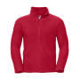 Men's Full Zip Outdoor Fleece - Classic Red