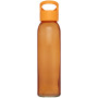 Sky 500 ml glass water bottle - Orange