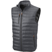 Fairview lichtgewicht donzen heren bodywarmer - Staalgrijs - XXL