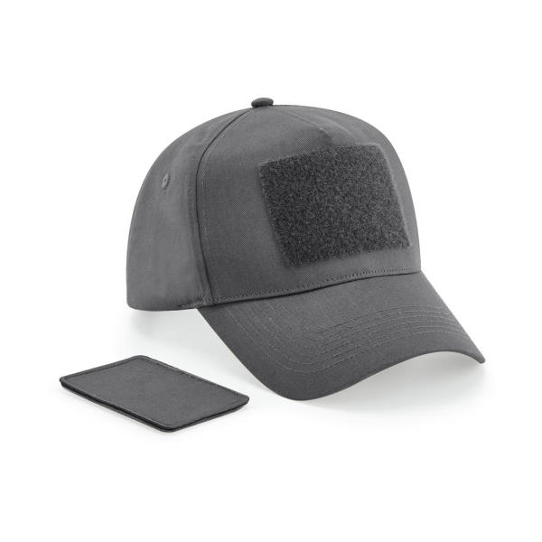 Removable Patch 5 Panel Cap - Graphite Grey - One Size