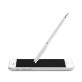 Neilo Touch balpen stylus gerecycled alu blauwe inkt - wit