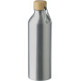 Aluminium drinking bottle Lucetta silver