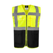 Executive Safety Vest "Hamburg" - Yellow/Black - S