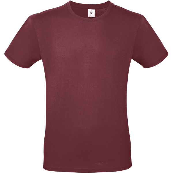 #E150 Men's T-shirt Burgundy 3XL