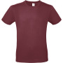 #E150 Men's T-shirt Burgundy 3XL