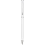 Slim aluminium ballpoint pen - White