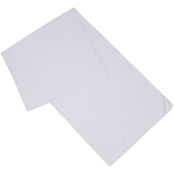 Alpha fitness towel - White