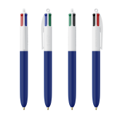 BIC® 4 Colours Soft with Lanyard 4 Colours Soft BP LP Navy Blue_UP white_RI white