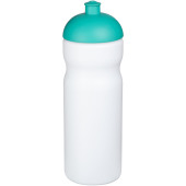 Baseline® Plus 650 ml sportfles met koepeldeksel - Wit/Aqua