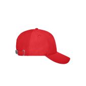 MB6235 6 Panel Workwear Cap - COLOR - - red - one size