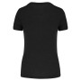 Damessport-T-shirt triblend met ronde hals Black XXL