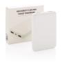 High density 5.000 mAh zakformaat powerbank, wit