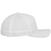 Fitted Baseball Cap - White - L/XL