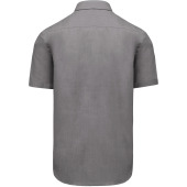 Ace - Heren overhemd korte mouwen Marl Storm Grey 6XL