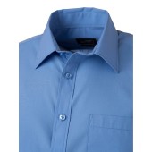 Men's Shirt Shortsleeve Poplin - aqua - 4XL