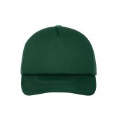 MB070 5 Panel Polyester Mesh Cap donkergroen one size