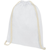 Oregon premium 100 g/m² katoenen rugzak 5L - Wit