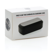 Free Flow TWS oordoppen in oplaadcassette, zwart