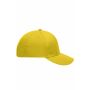 MB6135 6 Panel Polyester Peach Cap - lemon - one size